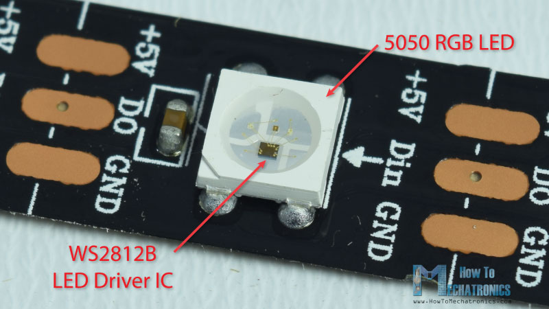 WS2812B LED驱动IC 5050 RGB LED