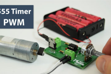 如何使用555定时器IC进行PWM直流电机速度控制器