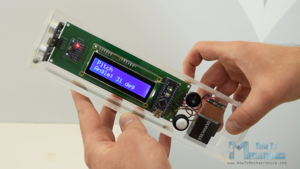 Arduino DIY数字水平仪角度测量