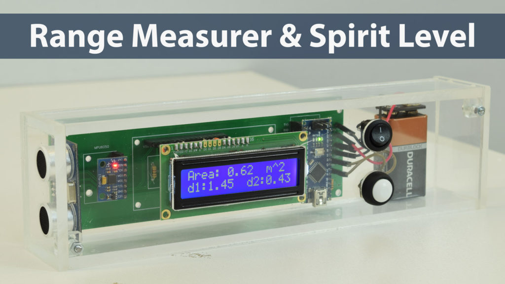 Arduino测距仪和数字水平仪项目