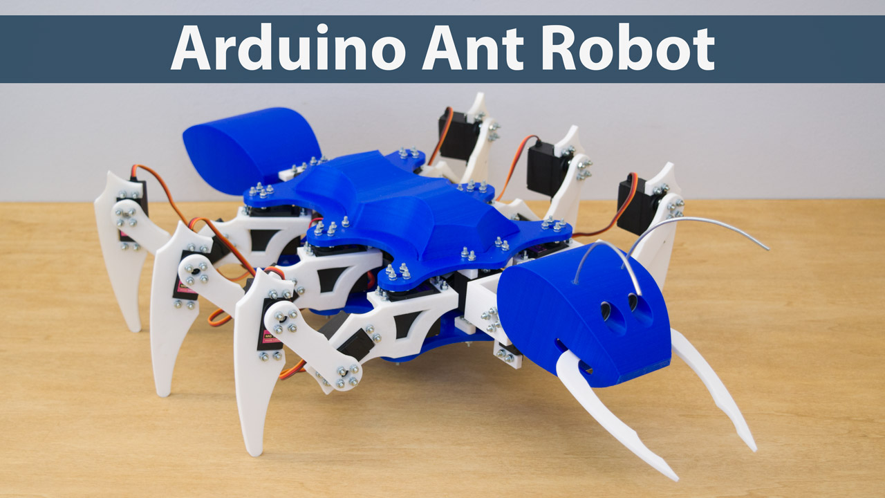 Arduino蚂蚁机器人六足项目