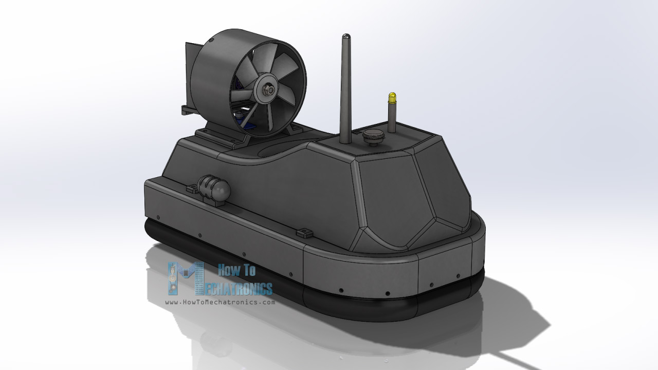 气垫船3D型号 - 免费下载