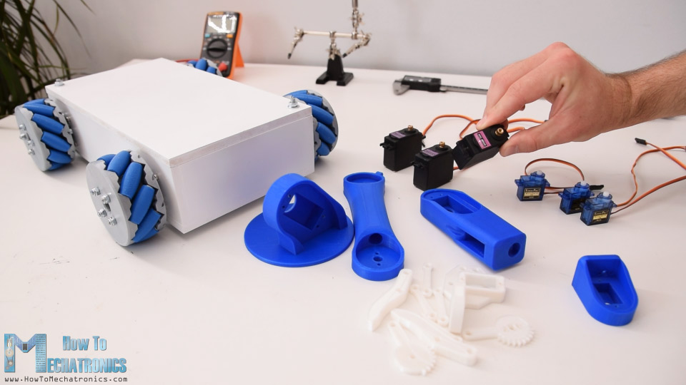 机器人臂3D印刷零件